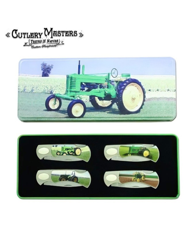 4 pcs Old Time Tractors