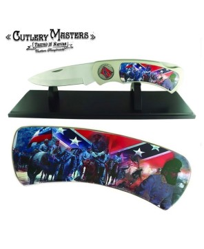 GIANT Display Confederate Pocket Knife with Stand