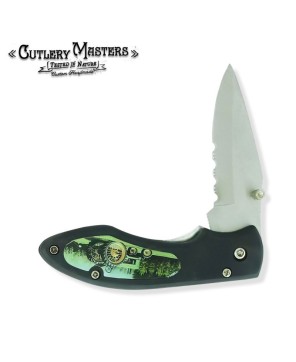 John Deere Stainless Steel Pocket Knife - Functional & Stylish