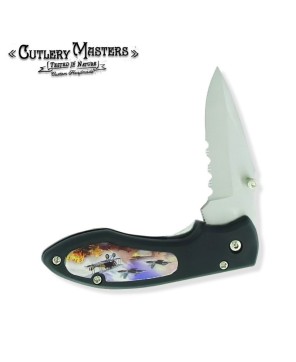 Army Airplanes in Action Pocket Knife - Unique Collectible