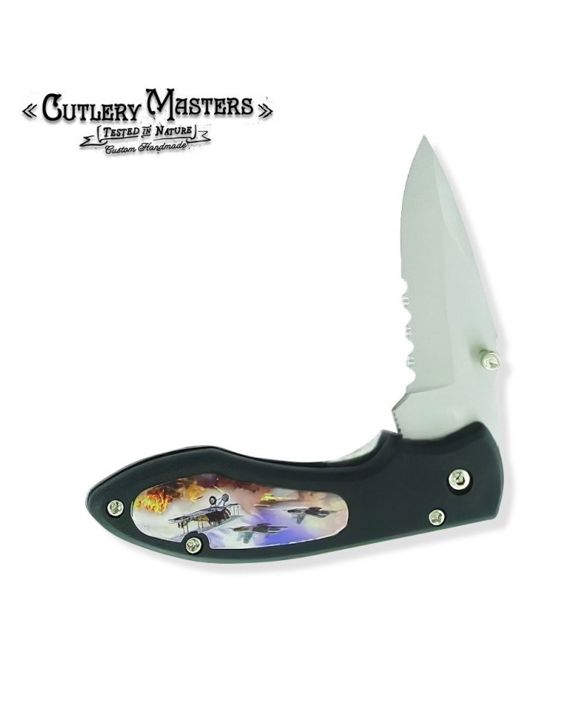 Army Airplanes in Action Pocket Knife - Unique Collectible