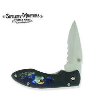 Lightning Eagle Stainless Steel Pocket Knife - Sharp & Sleek