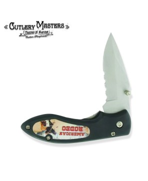 American Rodeo Stainless Steel Pocket Knife - Bold & Functional