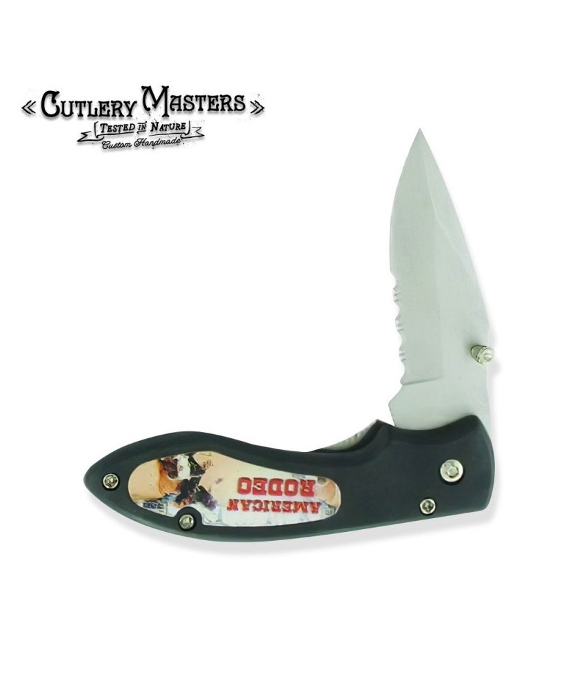 American Rodeo Stainless Steel Pocket Knife - Bold & Functional