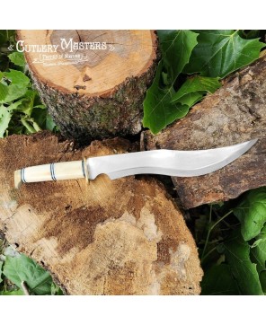 Authentic Appalachian Bowie Knife - Bone Handle