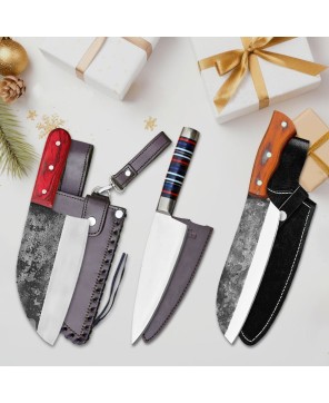 Camp Kitchen & BBQ Master 3-Knife Gift Set for Outdoor Cooking