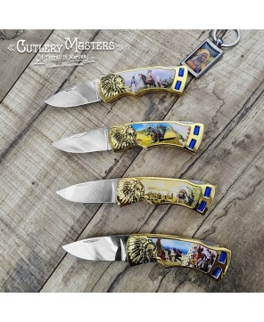 Spirit of the North American Warrior | Cultural Stainless Steel Blade