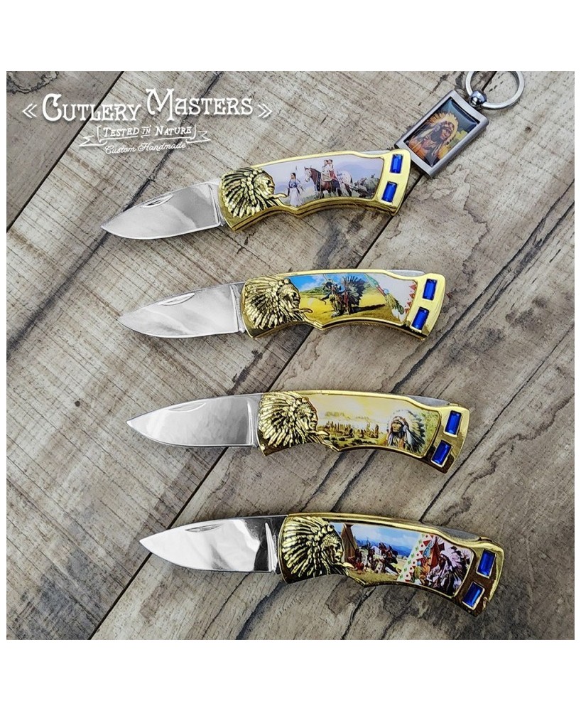 Spirit of the North American Warrior | Cultural Stainless Steel Blade