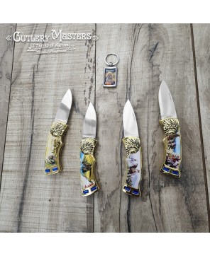 Spirit of the North American Warrior | Cultural Stainless Steel Blade