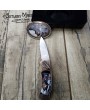 Western Scenes Rodeo 5 Metal Box Knife - Stainless Steel Blade