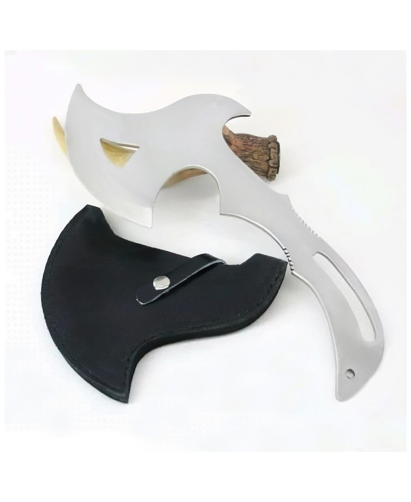 Stainless Steel Axe Shaped Hunting Knife - Explore the Wild