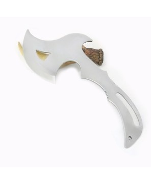 Stainless Steel Axe Shaped Hunting Knife - Explore the Wild