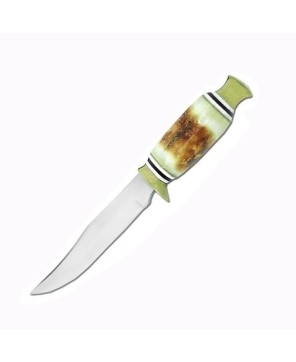 Alamo Bone Handle Stainless Steel Hunter Knife