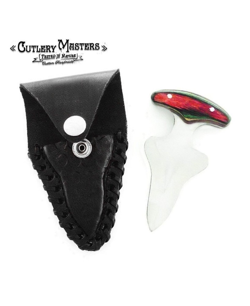 Colorwood Push Dagger - Stainless Steel Knife