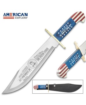 Patriotic Outdoor Knife Set with American Flag | Shop Now