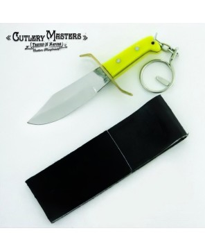 Precision Mini Bowie Knife - Stainless Steel Keychain Blade