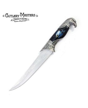 Eagle Hunter Bowie Knife - Stainless Steel Blade & Plastic Handle