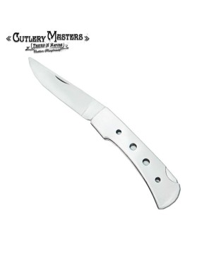 Bear Edge Puma Folder Knife - Stainless Steel Blade, Metal Handle