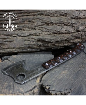 Handcrafted Falconet Mod Tactical Axe - Fire Valley Forge