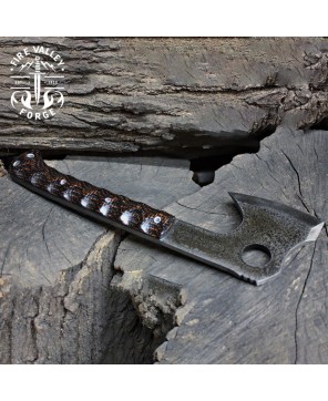 Handcrafted Falconet Mod Tactical Axe - Fire Valley Forge