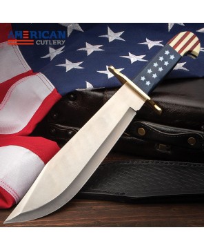 American Cutlery Trump Limited Edition Bowie Knife - Premium Blade