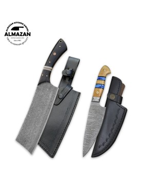 Exquisite Damascus Knife Set: Elevate Your Culinary Experience