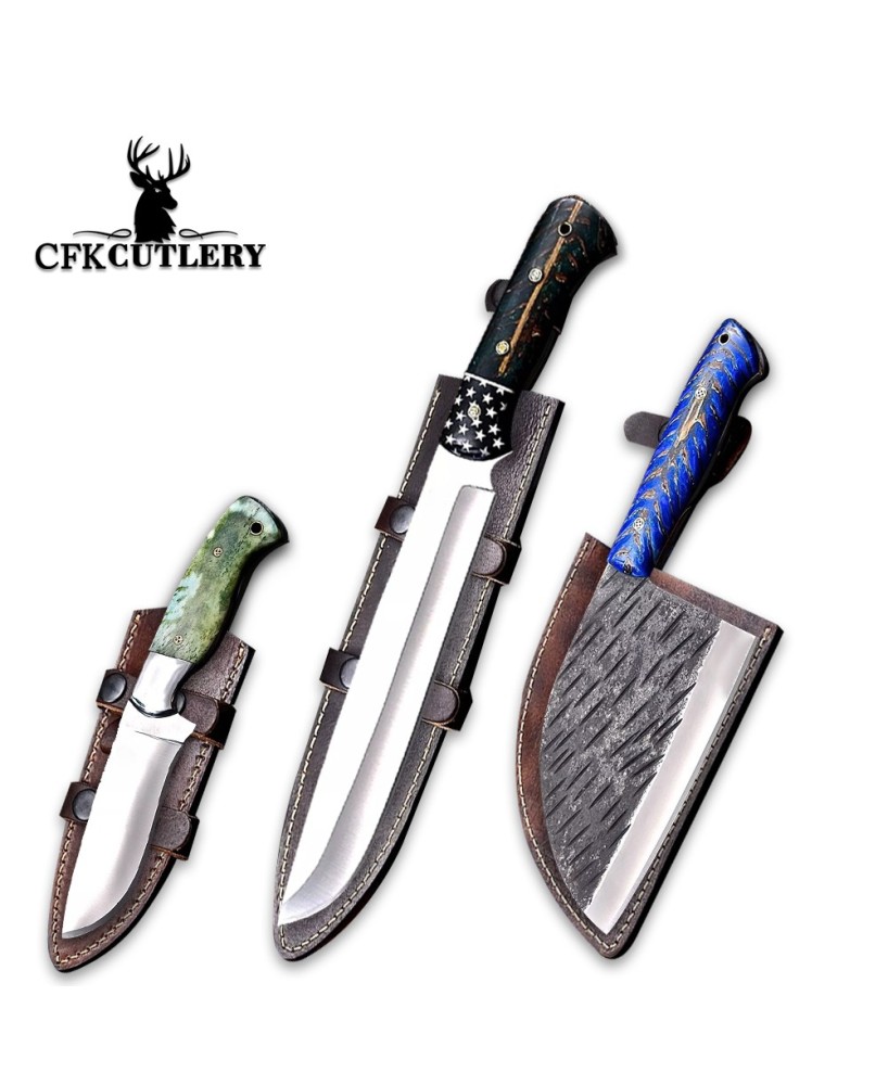 Essential Outdoor Knife Set for Culinary and Adventure Enthusiasts