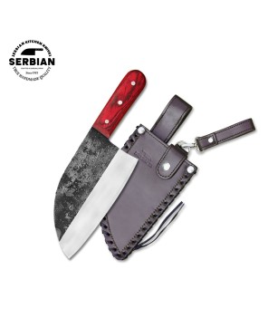 Hand-Forged Kitchen Knife Set: Precision & Style for Every Chef!