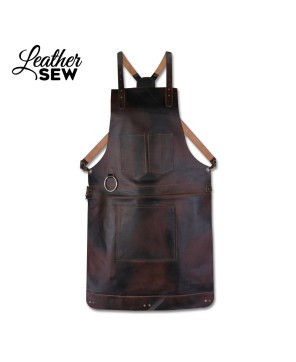 Leather Apron & Key Holder Set – Style and Function for Everyday Use