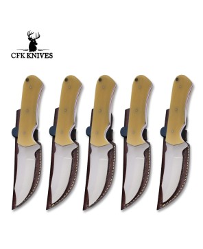 Handmade Skinning Knife Set - Premium Quality for Outdoor Adventures