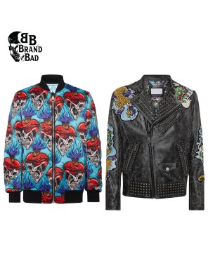 Bold Tattoo-Inspired Jackets – Premium Streetwear for Modern Style