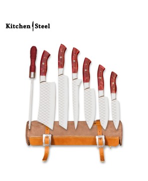 Handcrafted Damascus Chef Knife Set – Perfect for Culinary Enthusiasts