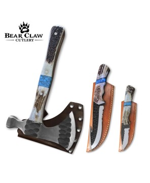 Premium Outdoor Blades Set: Handcrafted Adventure Gear