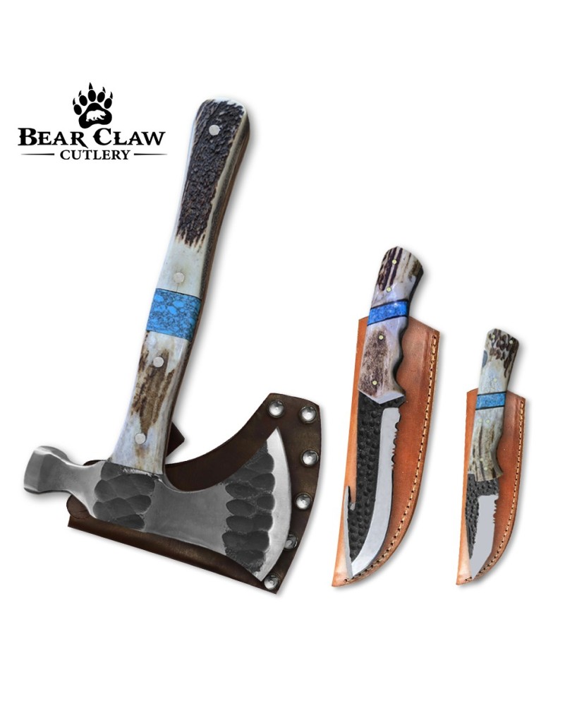 Premium Outdoor Blades Set: Handcrafted Adventure Gear