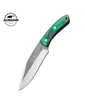 Premium Bushcraft Knife with Wood Handle - Durable & Versatile