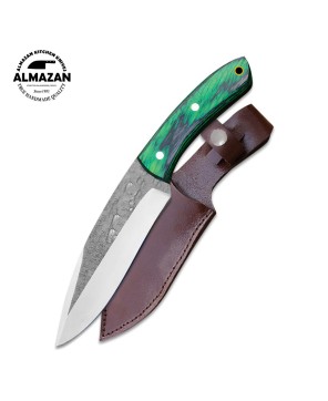 Premium Bushcraft Knife with Wood Handle - Durable & Versatile