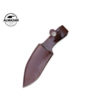 Premium Bushcraft Knife with Wood Handle - Durable & Versatile