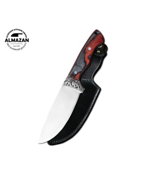 Durable Full Tang Carbon Steel Hunting Knife with Resin Handle