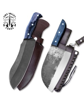 Carbon Steel Knife Set for Outdoor & Culinary Adventures