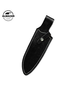 Premium Bushcraft Knife with Carbon Steel Blade and Leather Sheath