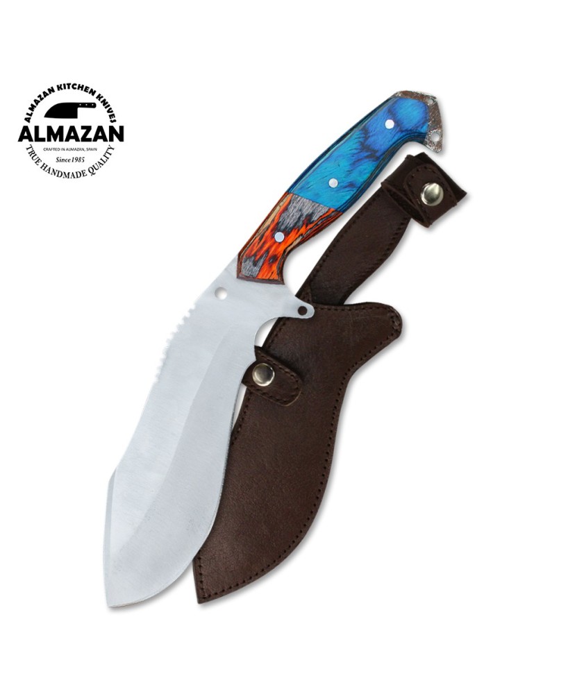 Wildwood Stainless Steel Hunting Knife with Pakkawood Handle