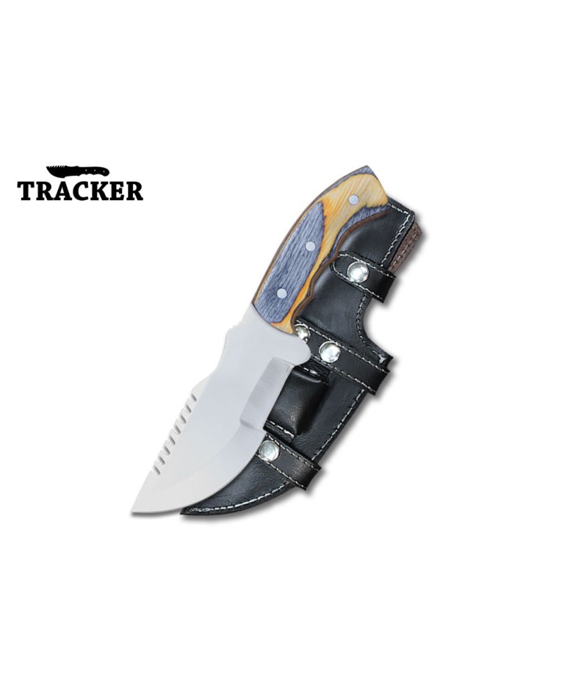 Custom Handmade Stainless Steel Tracker Knife for Hunting & Survival