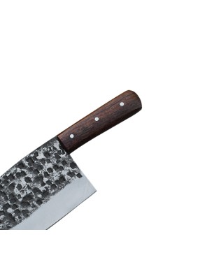 Serbian Steel Cleaver Chef Knife - High-Quality Carbon Steel Blade