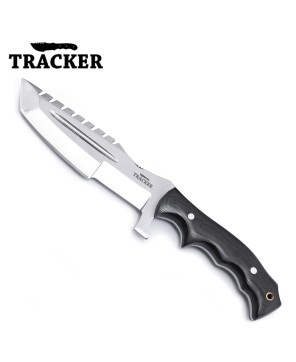 Handmade D2 Steel Tracker Hunting Knife with G10 Handle