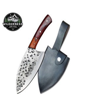 Custom Handmade Carbon Steel Chef Knife | Perfect for Cooking