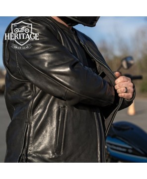 Revolt Leather Motorcycle Jacket - Stylish & Protective Gear