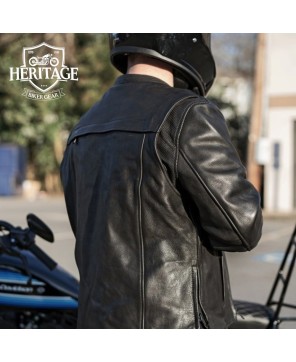 Revolt Leather Motorcycle Jacket - Stylish & Protective Gear