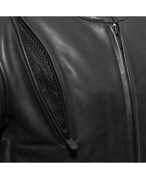 Revolt Leather Motorcycle Jacket - Stylish & Protective Gear