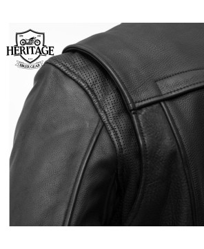 Revolt Leather Motorcycle Jacket - Stylish & Protective Gear