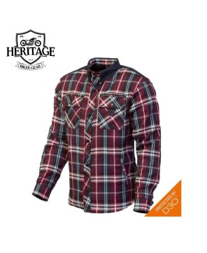 Hendrix Plaid Riding Shirt: Kevlar Lined, D3O Armored Comfort